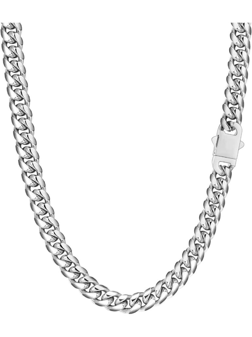 Gold Plated Miami Cuban Link Chain Necklace for Men & Women - Hip Hop Jewelry